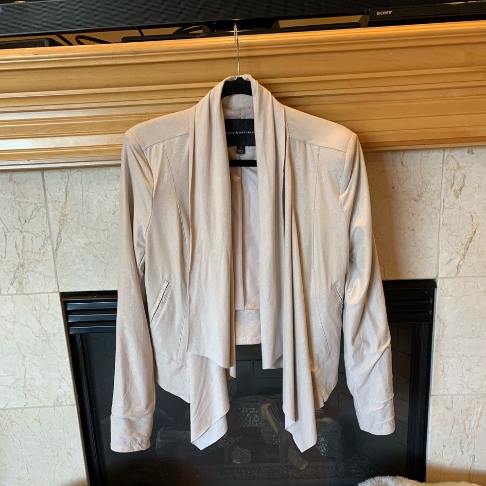 Rock & Republic draped collar jacket